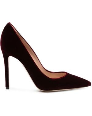 Gianvito Rossi Gianvito Velvet Pumps - Red
