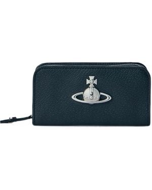 Vivienne Westwood Orb Zip-Around Wallet - Blue