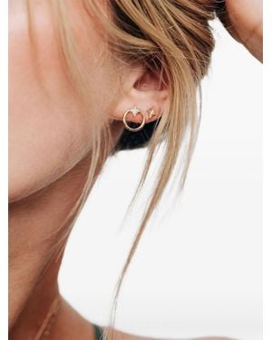Anzie Mini Boucle D'Oreille Gothic En 14Ct - Métallisé
