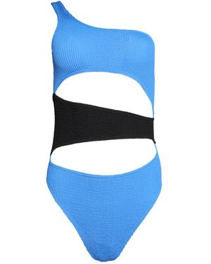 BOUND Bañador Splice Rico fruncido - Azul