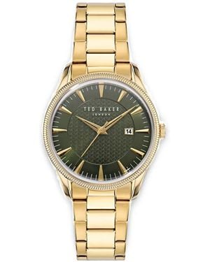 Ted Baker Round-Case 40Mm Watch - Metallic