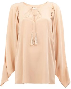 Chloé Blusa Con Abertura En La Parte Delantera - Neutro