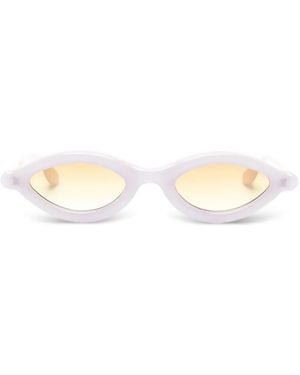 Paloceras Lunettes De Soleil À Monture Ronde - Natural