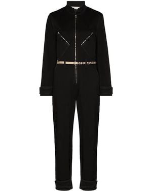 Stella McCartney Stella Logo Denim Jumpsuit - Black