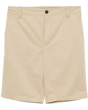 Karl Lagerfeld Logo-Embroidered Shorts - Natural