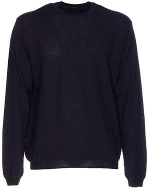 Hōsio Crewneck Long-Sleeves Jumper - Blue
