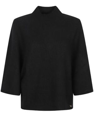 Fay High-Neck Jumper - Black