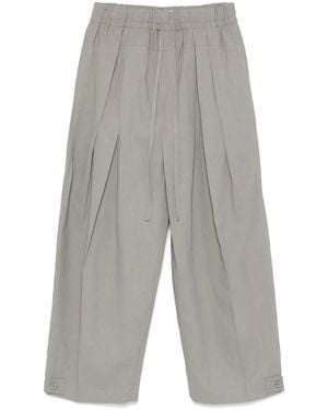 Jil Sander Linen Trousers - Grey