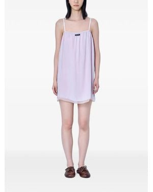 Miu Miu Chiffon Dress - Purple