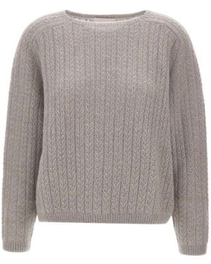Hemisphere Cable-Knit Jumper - Grey