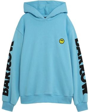 Barrow Logo-Print Hoodie - Blue