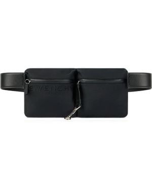 Givenchy Riñonera Con Logo En Relieve Y Hebilla - Negro