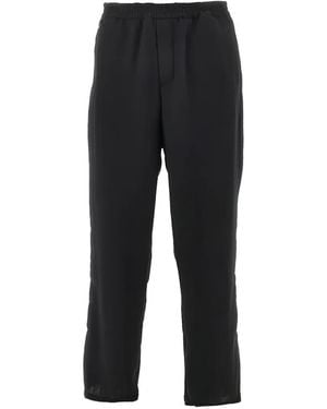MARSĒM Ring-Detail Trousers - Black