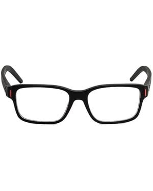 Tag Heuer Rectangle-Frame Glasses - Brown