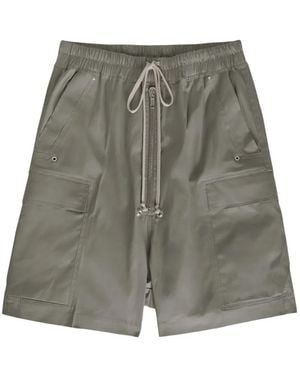 Rick Owens Shorts aus Popeline - Grau