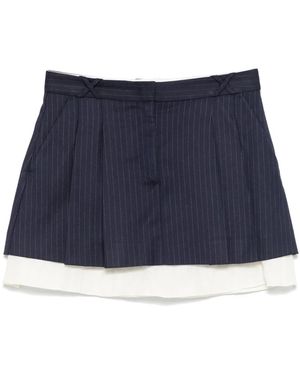 THE GARMENT Denver Mini Skirt - Blue