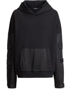 Balmain Sudadera Vintage Con Capucha - Negro