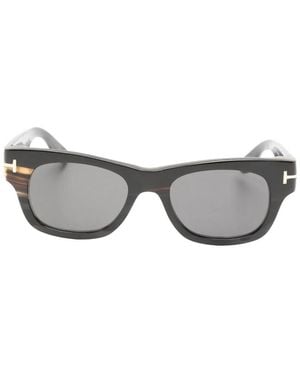 Tom Ford Private Rectangle-Frame Sunglasses - Grey