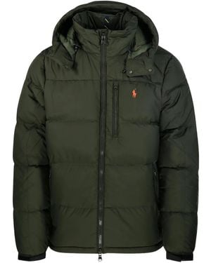 Ralph Lauren Hooded Quilted Puffer Jacket - グリーン