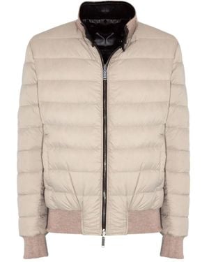 Volfagli Zip Padded Jacket - Natural
