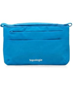 Topologie 90 Logo-Print Phone Bag - Blue