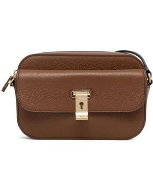 Bally Lock Me ショルダーバッグ S - ブラウン