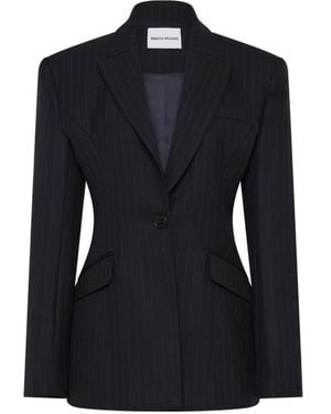 Rebecca Vallance Maxwell Blazer Mit Nadelstreifen - Blau
