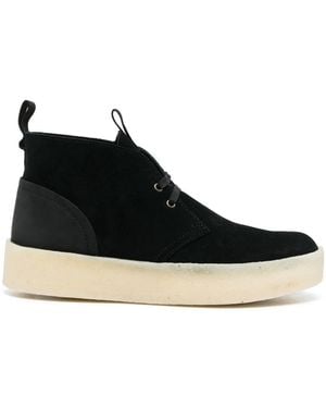 Clarks Desert Cup Suede Ankle Boots - Black