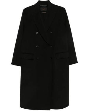 Paltò Double-Breasted Coat - Black