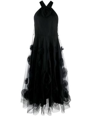 Viktor & Rolf Maxikleid Aus Tüll - Schwarz