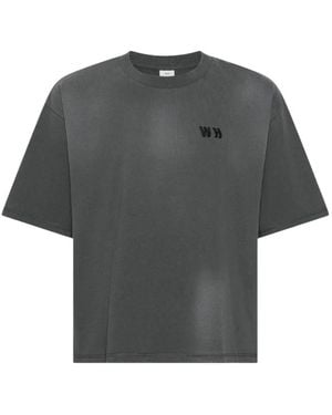Won Hundred Houston Graphic-Print T-Shirt - Grey