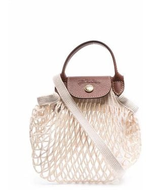 Longchamp Le Pliage Filet ニットメッシュ ショルダーバッグ - マルチカラー