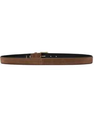 Officine Creative Suede Classic Belt - White
