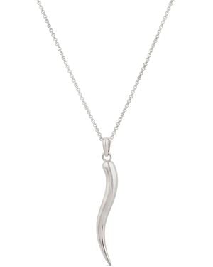 Dinny Hall Toro Horn Pendant Necklace - Metallic