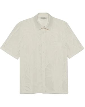 Jonathan Simkhai Conrad Button-Down Short-Sleeve Shirt - White