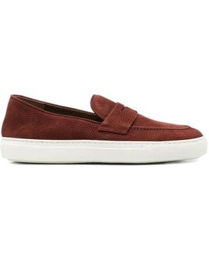Fratelli Rossetti スエード ローファー - ブラウン