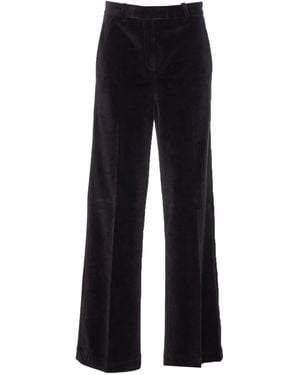 Circolo 1901 Velvet Trousers - Blue