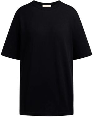 12 STOREEZ Camiseta Con Cuello Redondo - Negro