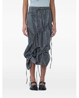 LUEDER Vortex Midi Skirt - Blue