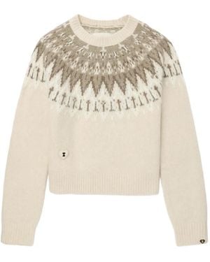 A Bathing Ape Patterned Knitwear - White