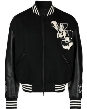 Y-3 Varsity ボンバージャケット - ブラック