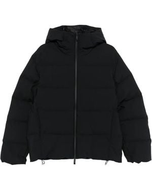 Moncler Hooded Quilted Jacket - Black