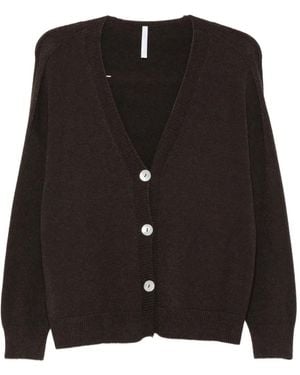 Imperial V-Neck Button-Down Cardigan - Black
