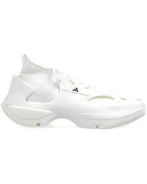 adidas By Stella McCartney Sock-Style Mesh Sneakers - White