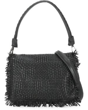 Reptile's House Anfora Braided Shoulder Bag - Black