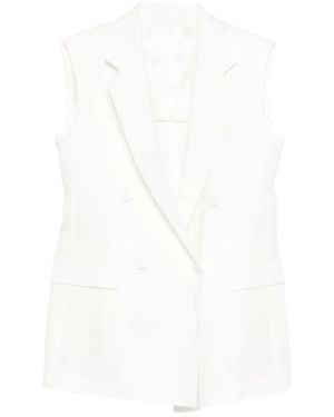 Tagliatore Bernice Double-Breasted Blazer - White