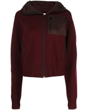 Aztech Mountain Hoodie Met Print - Rood