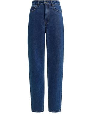 12 STOREEZ Mom-Fit Jeans - Blue