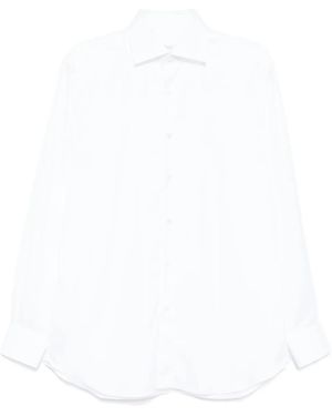 Brioni Camicia Con Colletto Alla Francese - Bianco