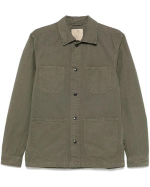 Woolrich ガーメントダイ オーバーシャツ - グリーン